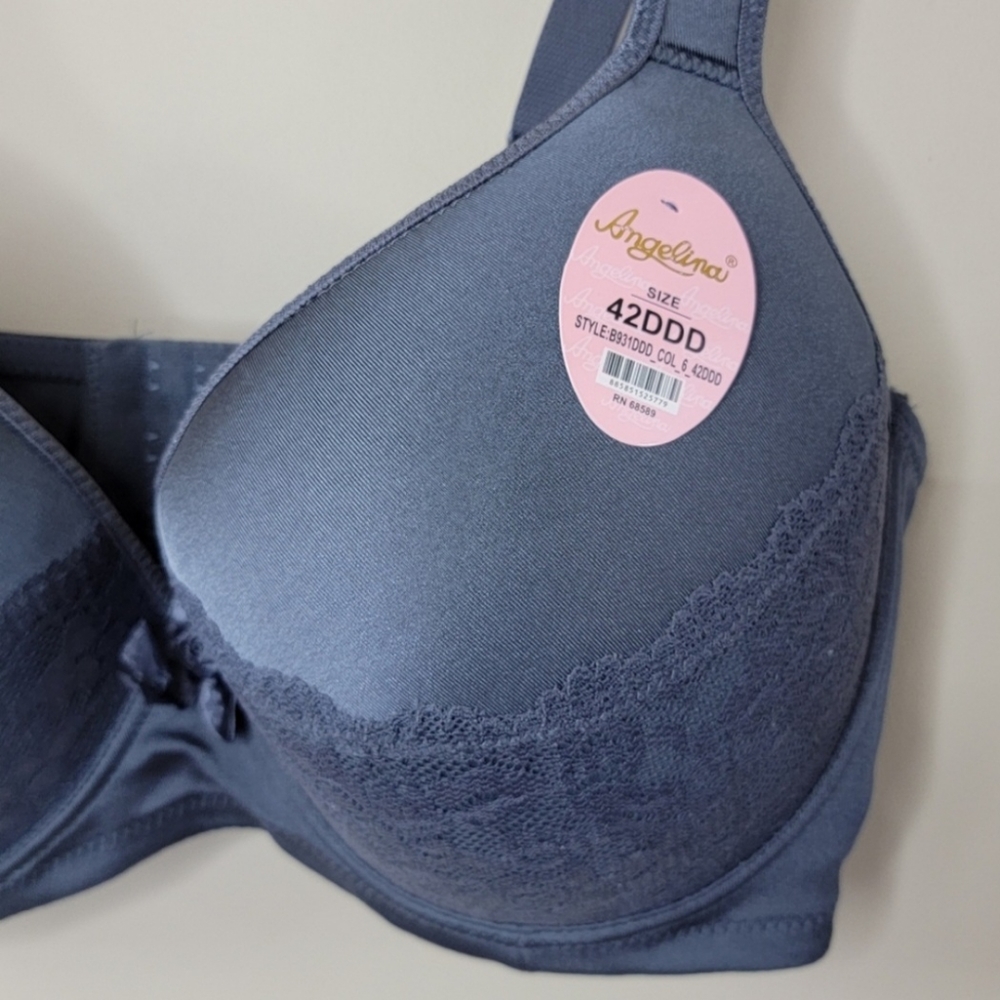 NWT Angelina | Dark Gray Underwire Bra